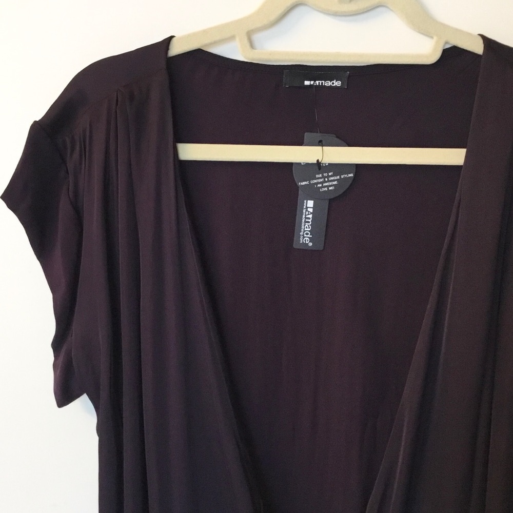 NWT LAmade Faux Wrap Dress - S - Picture 2 of 6
